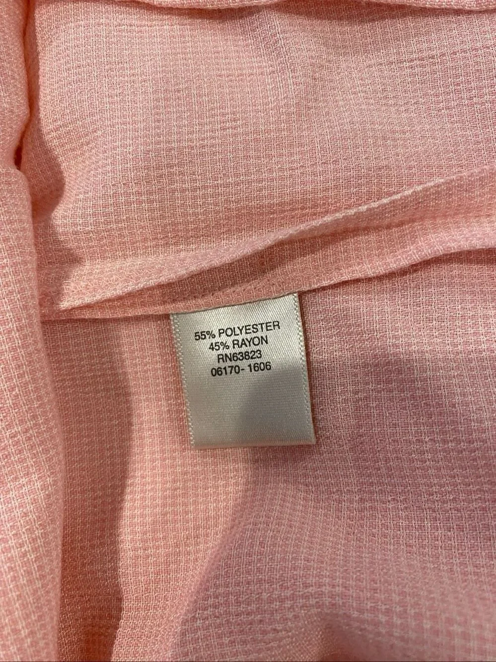 Christopher & Banks Pink Sleeveless Blouse Scoop Neck Side Slit Career Casual